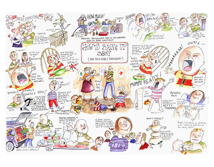 Tim Bulmer How to Bring Up Baby – Tim Bulmer | Humorous Cartoons for all occasions ...