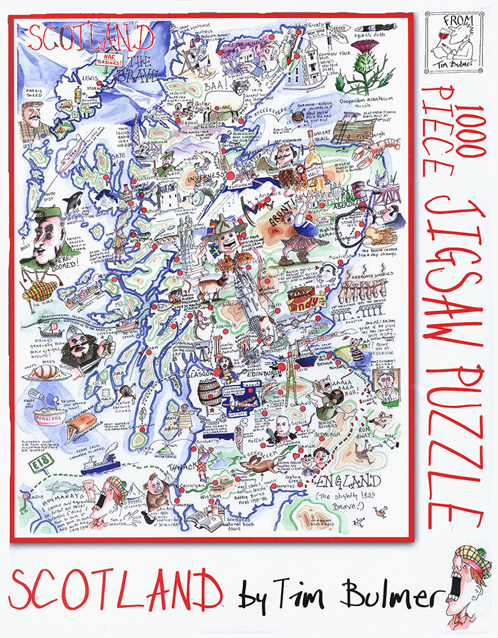 SCOTLAND Jigsaw Tim Bulmer Humorous Cartoons for all occasions