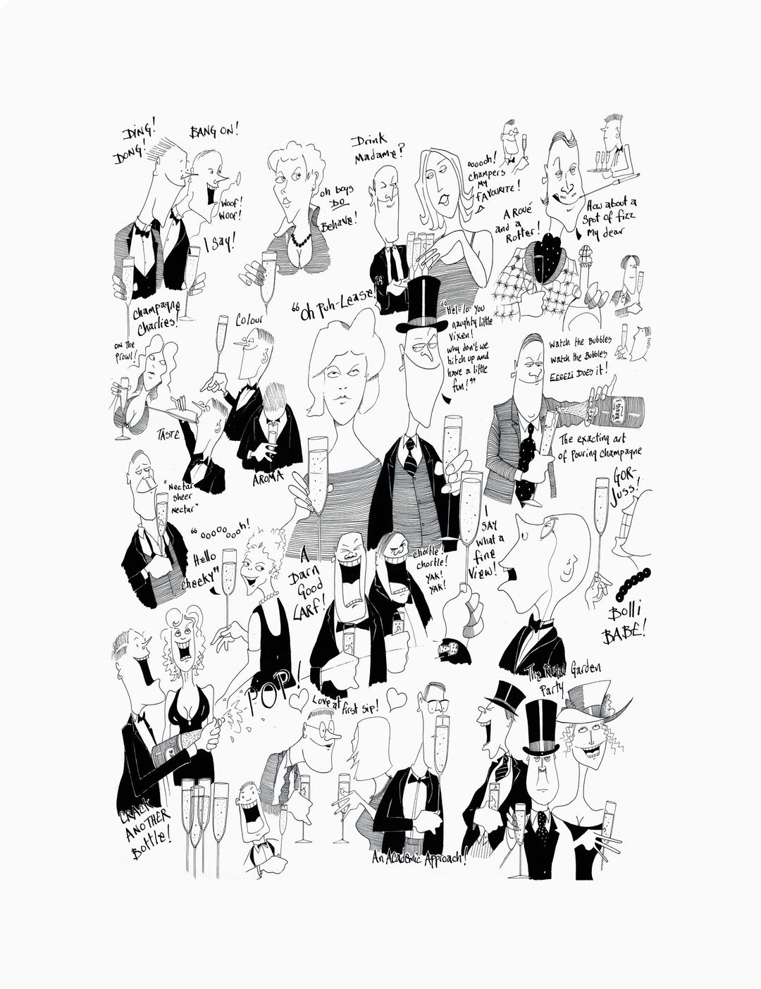 PARTY PEOPLE (limited edition of 250) – Tim Bulmer | Humorous Cartoons ...