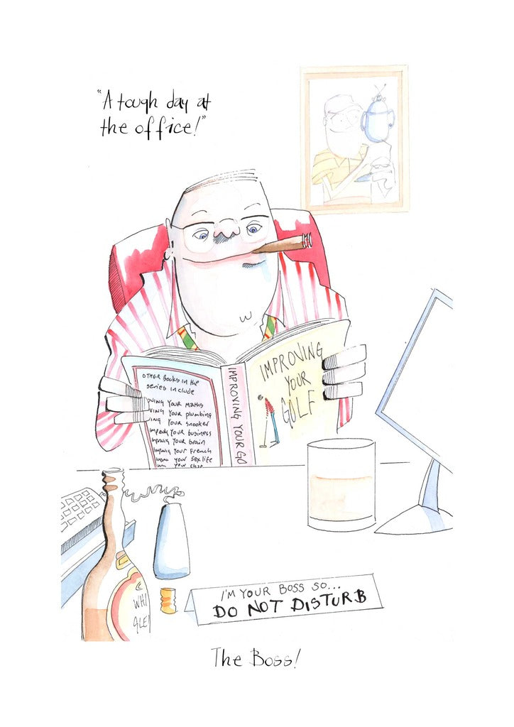 Tim Bulmer The Boss – Tim Bulmer | Humorous Cartoons for all occasions signed by ...