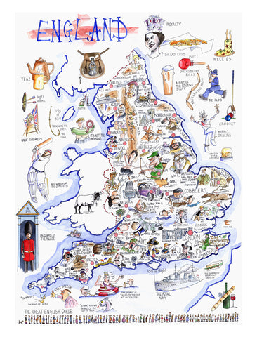 MAP OF ENGLAND