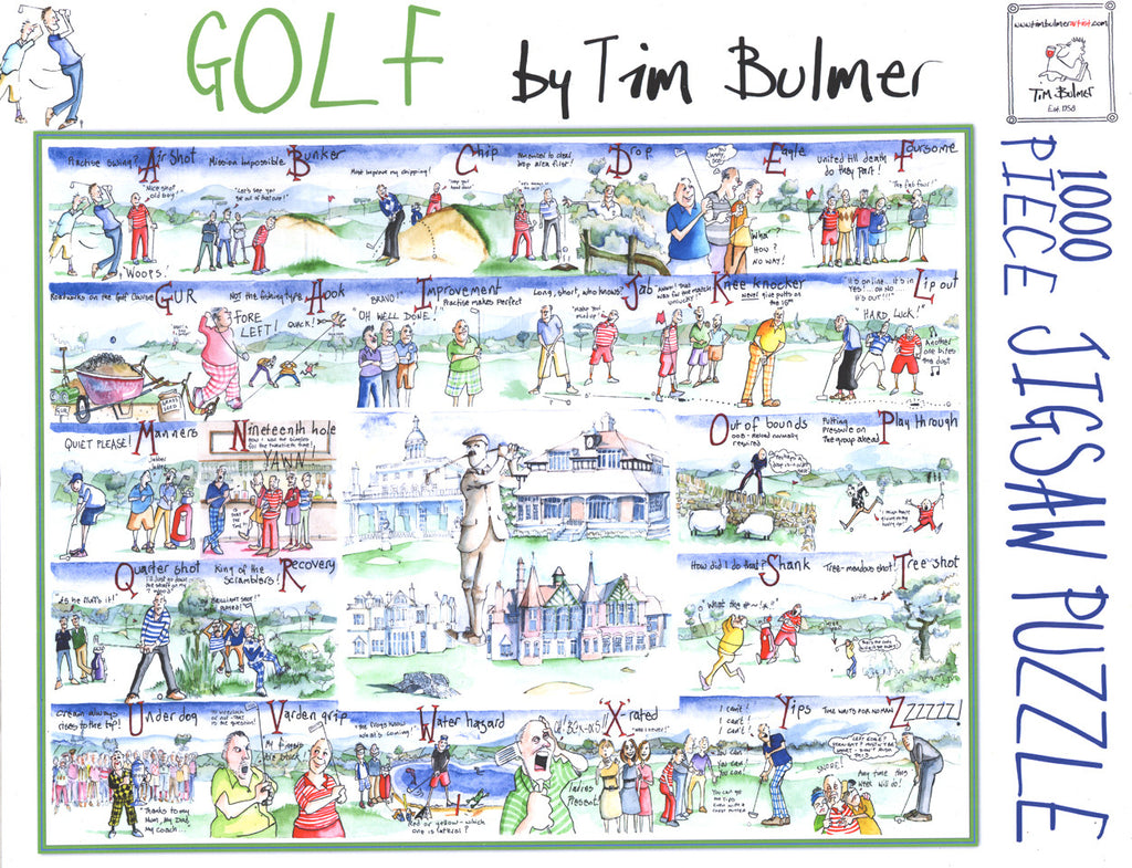 Tim Bulmer GOLF Jigsaw – Tim Bulmer | Humorous Cartoons for all occasions signed ...