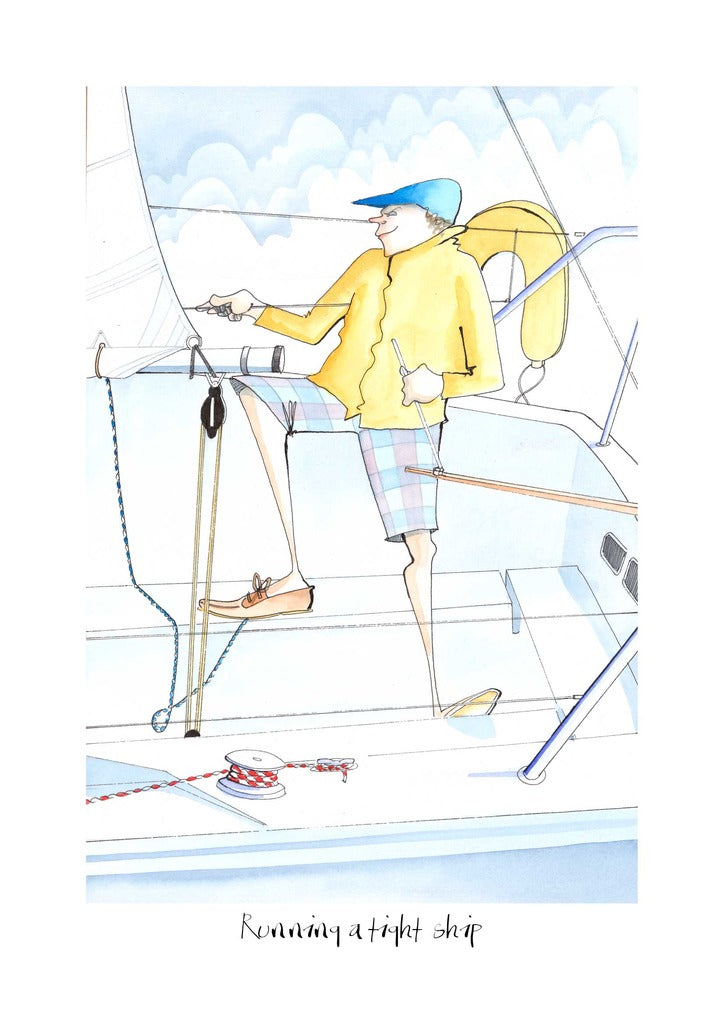 Tim Bulmer Running a Tight Ship – Tim Bulmer | Humorous Cartoons for all occasions ...
