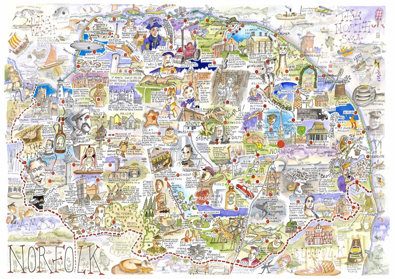 MAP OF NORFOLK